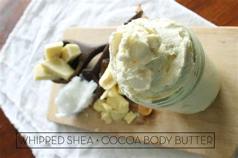 DIY Homemade Whipped Shea And Cocoa Body Butter They Roar Recipe