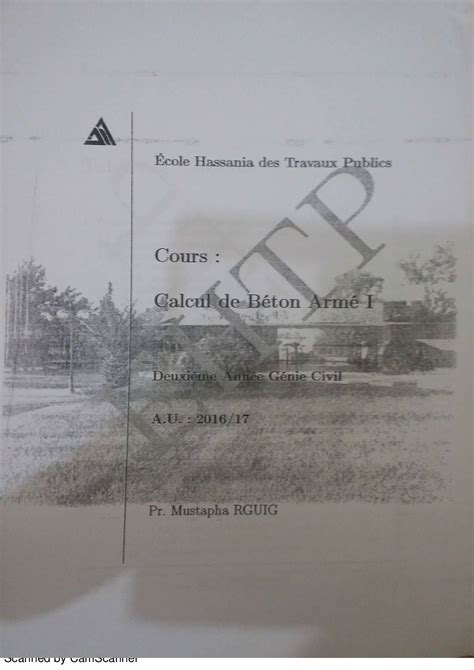 Cours BTP | Genie Civil PDF 