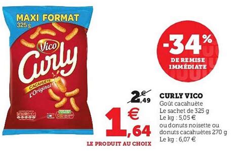 Promo Curly Vico Chez U Express Icatalogue Fr