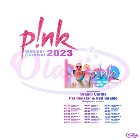 Pink Summer Carnival 2023 Png Silhouette Sublimation Files