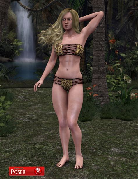 Dynamic Bikini For Poser Daz D