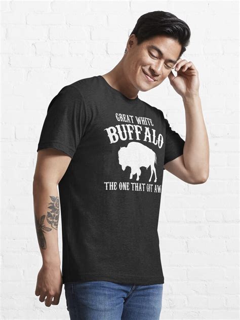 Great White Buffalo T Shirt For Sale By Everything Shop Redbubble