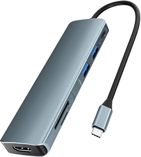 Adaptador Hub Multiportas Usb Tipo C Em Sa Da Hdmi K