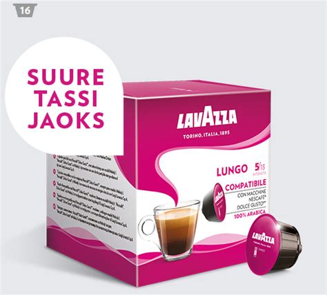 Lungo 128g 16 Tk Lavazza Kohvikapslid