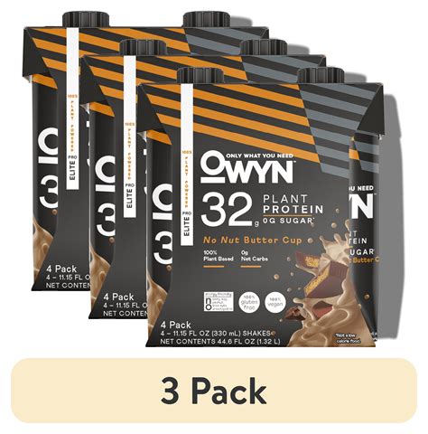 Pack Owyn Pro Elite No Nut Buttercup Plant Protein Shake Ct G