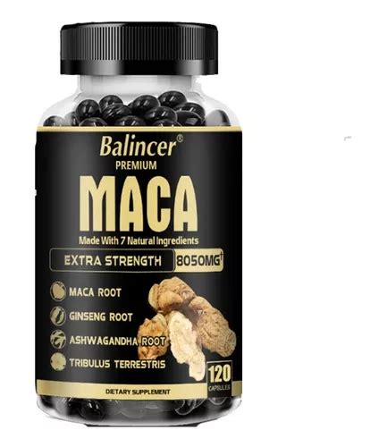 Maca Roja Amarilla Y Negra Capsulas De Mg Cuotas Sin Inter S