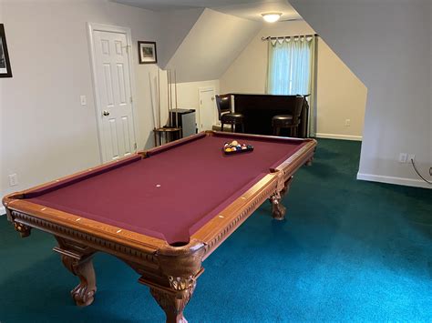 Just Got Our American Heritage Tacoma Model Billiard Table Looks Great