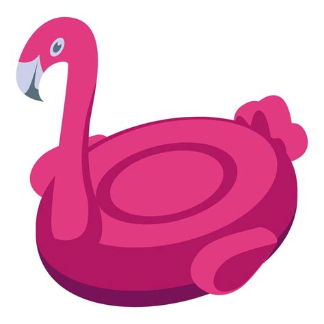 Pink Flamingo Inflatable Pool Float Illustration 46041871 Vector Art At