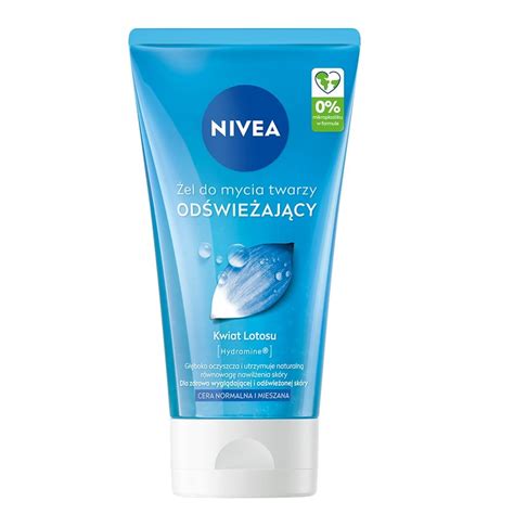 Nivea Odświeżający Żel Do Mycia Twarzy Cera Normalna I Mieszana 150ml