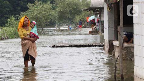 11 Titik Di 4 Kecamatan Kota Bekasi Terendam Banjir Ketinggian Capai 3