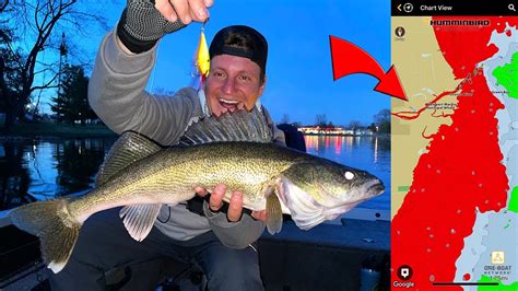 Walleye Fishing The Oconto River Night Casting YouTube