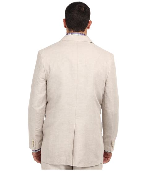 Perry Ellis Big And Tall Linen Suit Jacket In White For Men Lyst