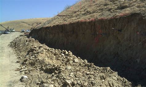 Vasco Safety Improvements Phase 1 Soil Nail Wall 7 Excavation