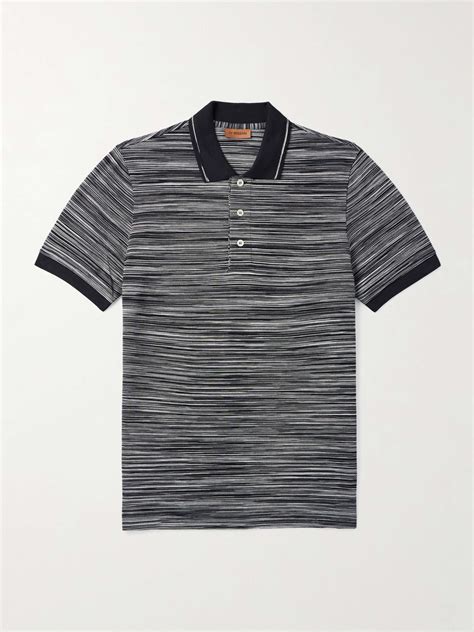 Missoni Space Dyed Cotton Piqué Polo Shirt For Men Mr Porter