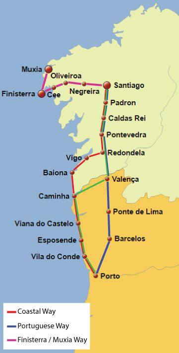 Di Meno Tradurre Sbaglio Camino Portuguese Coastal Route Map Riduzione