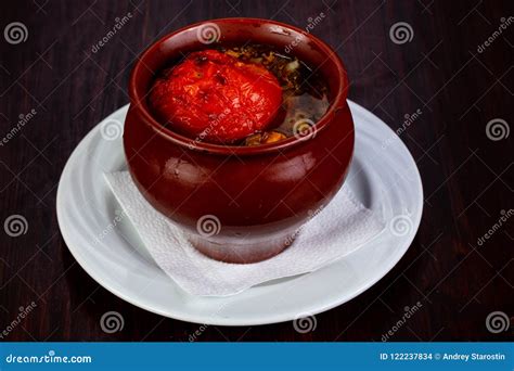 Armenian Soup Khashlama Stock Photo Image Of Bowl Snack 122237834