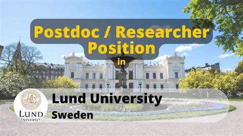 Lund University Postdoc Job Vacancies NViews Career