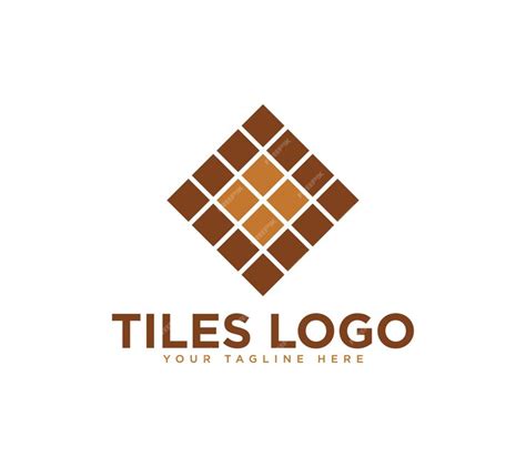 Premium Vector Tiles Flooring Logo Design Vector Illustration Template