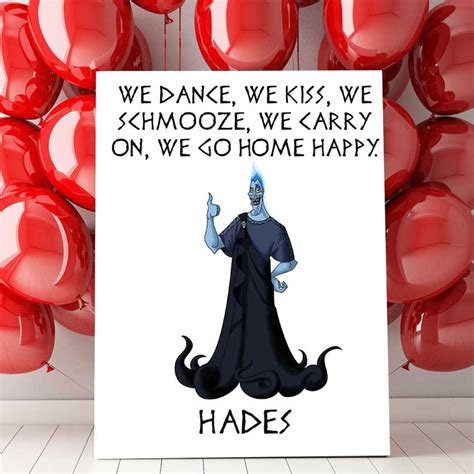 Hades Hercules Print Hercules Disney Printable Hades Quote Etsy