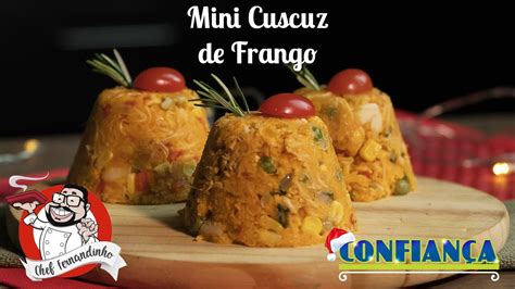 Mini Cuscuz De Frango Youtube