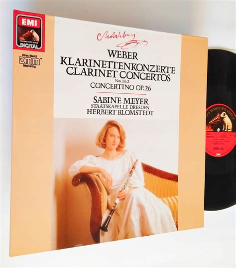 Winyl CARL MARIA VON WEBER CLARINET CONCERTOS Nos I 2 LP SABINE