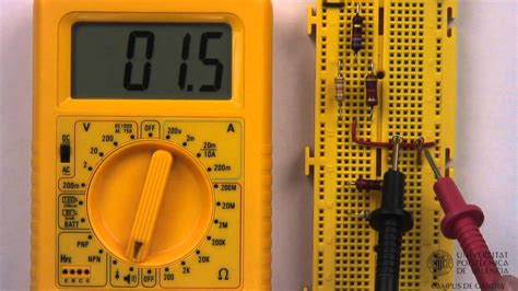 Multímetro Digital Comprobación De Continuidad 18 37 Upv Youtube