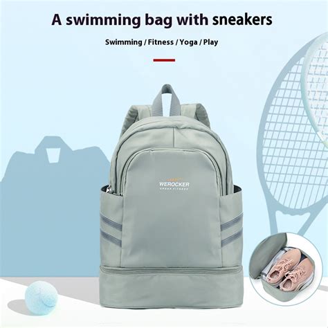 Waterproof Gym Backpack For Men/Women With Shoe Compartment, Green