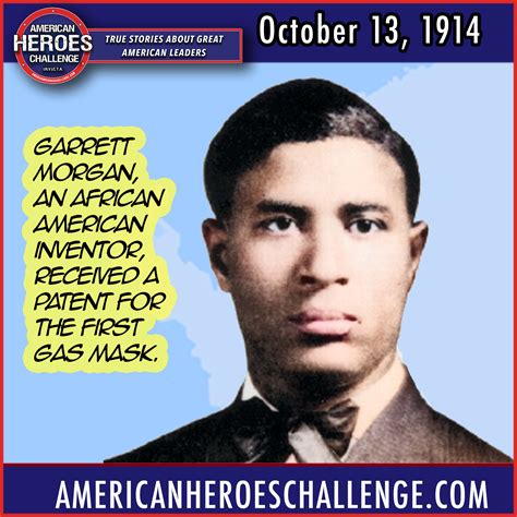 Garrett Morgan Gas Mask Patent | American Heroes Challenge