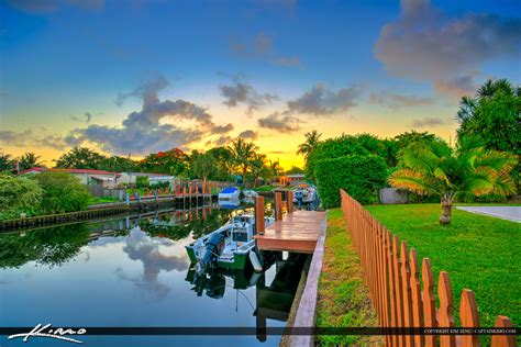 Waterfront Property Real Estate Photography Hollywood Florida