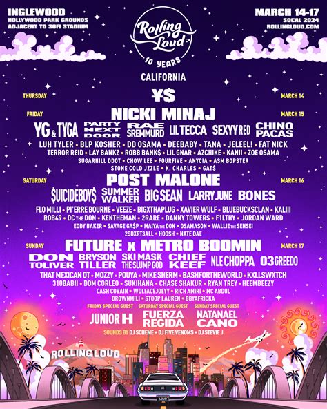 Rolling Loud Adds Special ¥ Ye Ty Dolla Ign Performance To