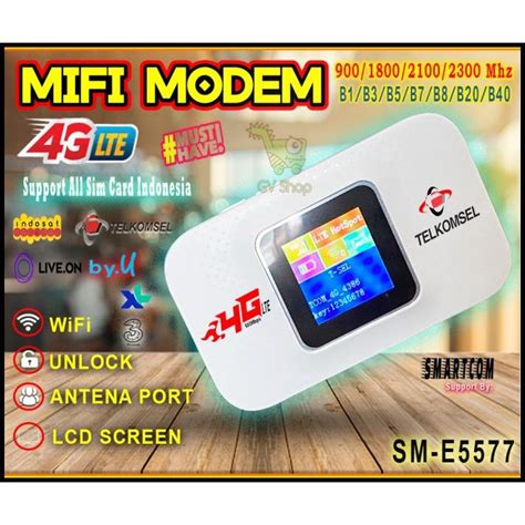 Jual Modem Mifi Wifi Pocket 4G Lte Smartcom Sm E5577 Shopee Indonesia