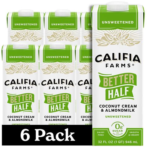 Califia Farms Unsweetened Better Half Half And Half Substitute 32