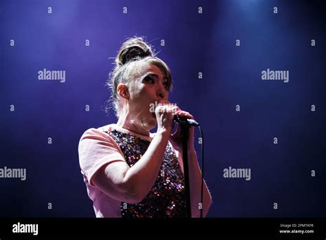 Toronto Canada 14th Apr 2023 Kathleen Hanna Lead Singer Of Bikini Kill Performing At