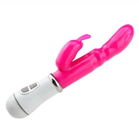 Vibromasseur Lapin Point G Pour Femme Gode Puissant Double Vibration