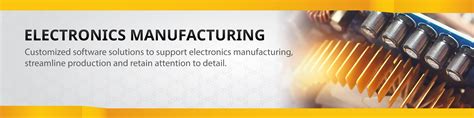 Electronics Manufacturing | ERP Consulting | CRM Consulting | Datix ...