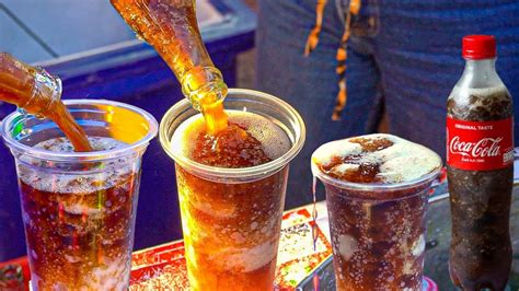 Street Food Thailand Slushy Coca Cola Fender Sprite Pouring