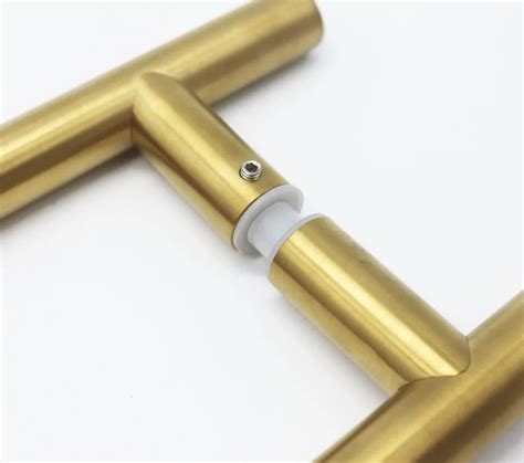 Pull Handle Stainless Steel Gold Color Glass Door Handle Interior Glass Window Door Lever Handle