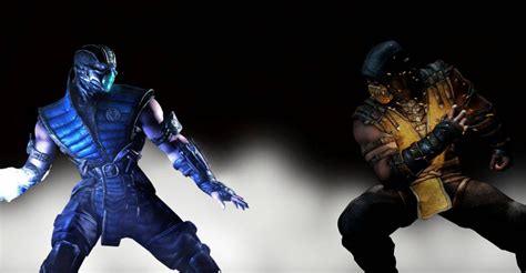 MKX Scorpion vs Sub Zero by ArkhamNatic on DeviantArt