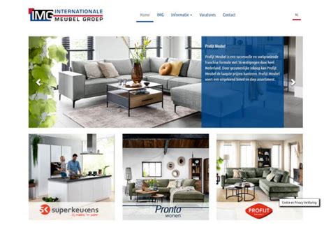 Corporate Site Internationale Meubel Groep Toolset Showcase