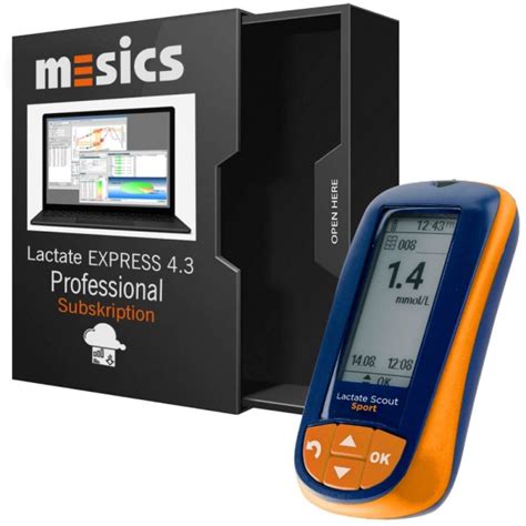 Lactate Express Professional Laktat Software Lactate Scout