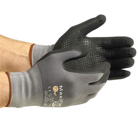 Mechanic Glove Safety MaxiFlex AD APT Breathable Gloves Electrical Maxi