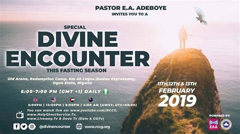 LIVE VIDEO RCCG February 2019 Special Divine Encounter With Pastor E A