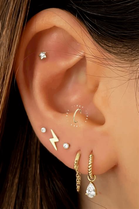 Tragus Piercing On Both Ears