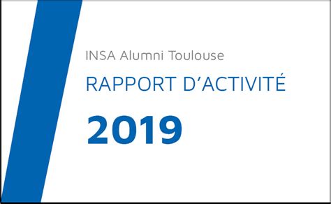 D Couvrez Le Rapport D Activit Insa Alumni Toulouse