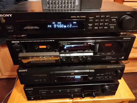 Zestaw Stereo Wzmacniacz Tuner Cd Sony Deck Denon I Pilot Zamiana