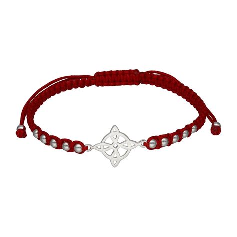 Pulsera Hilo Rojo Ajustable Nudo De Brujas Pulseras Pulseras De