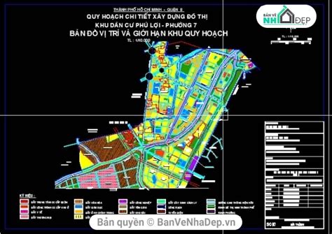 File Autocad Chia Sẻ Mẫu Bản đồ Quy Hoạch Và Hiện Trạng Quận 8 Tp Hcm