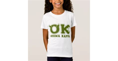 OK - OOZMA KAPPA Logo T-Shirt | Zazzle