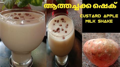 Aathachakka Shake Custard Apple Milk Shake Youtube