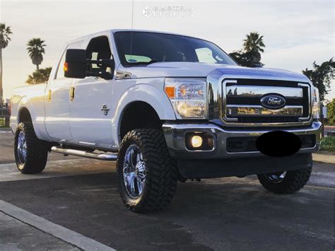 Ford F Super Duty Wheel Offset Aggressive Outside Fender